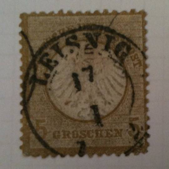 GERMANY 1872 Definitive 5g Bistre. Small Shield. - 39434 - Used