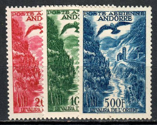 FRENCH ANDORRA 1955 Airs. Set of 3. - 39514