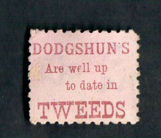 NEW ZEALAND 1882 Victoria 1st Second Sideface 1d Red. Dodshun's are well up to date in Tweeds. Second setting. - 3963 - Used
