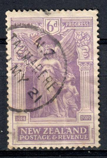 NEW ZEALAND 1920 Victory 6d Purple. Fine A Class cancel  TAUMARERE. RW #5. - 39770 - FU