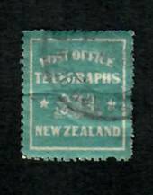 NEW ZEALAND 1905 Telegraph Seal Light Blue. Used to seal telegraph forms. - 39782 - Fiscal