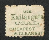 NEW ZEALAND 1882 Victoria 1st Second Sideface 1d Red. Fry's Pure Concentrated Cocoa. Second setting. - 3988 - Used