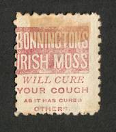 NEW ZEALAND 1882 Victoria 1st Second Sideface 5d Olive-Black. Perf 10. 3rd Setting Mauve. Bonningtons Irish Moss. - 3998 - VFU