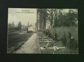 BELGIUM 1914-1918 Postcard of Tombes de Soldats allemands at Bonnines. - 40017 - Postcard