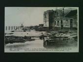 BELGIUM Postcard The Railway Station at Ramscapelle after the Bombardment and the Inundated Grounds. - 40023 - Postcard