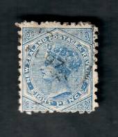 NEW ZEALAND 1882 Victoria 1st Second Sideface 8d Blue. Perf 10. 3rd setting in Brown-Purple. Bonningtons Irish Moss. - 4005 - FU
