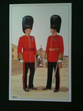 Coloured postcard of Irish Guards - 40070 - Postcard