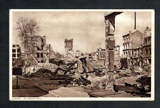 Postcard of Bomb Damage London. - 40173 - Postcard
