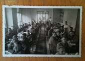 Real Photograph of New Zealand Forces in Italy in the Dining Hall of the New Zealand YMCA Hostel Riccione. - 40187 - Postcard