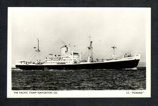 Real Photograph of Pacific Steam Navigation Co S S Pizarro. - 40208 - Postcard