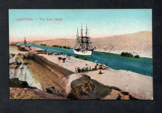 Coloured Postcard of Kantara in the Suez Canal. - 40220 - Postcard