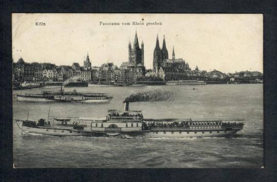 Postcard of Panorama vom Rhein Geschen. Koln. - 40232 - Postcard