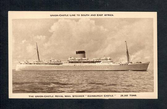 Postcard of Union-Castle Royal Mail Steamer Edinburgh Castle. - 40251 - Postcard