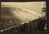 Real Photograph by Aldersley of a Heavy Sea. - 40278 - Postcard