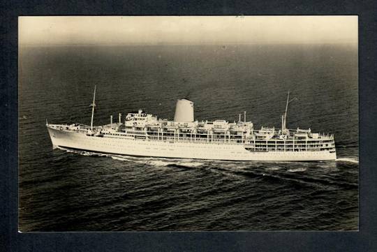 Real Photograph of unidentifid ship. - 40296 - Postcard