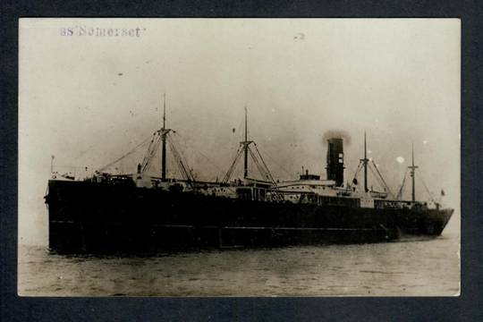 Real Photograph of S S Somerset. - 40303 - Postcard