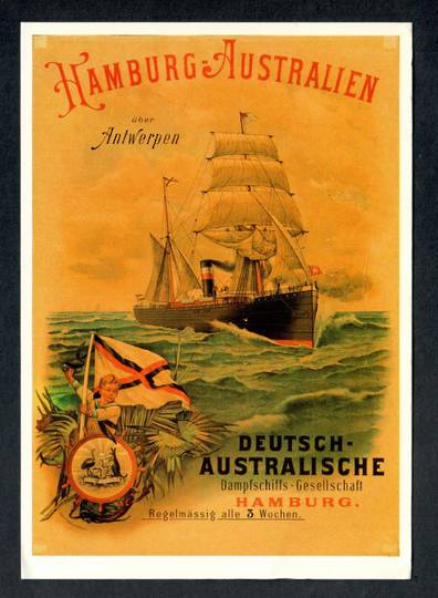 Two postcards by Photoglob. 1788 Deutsch-Australische and Cunard Line. - 40307 - Postcard