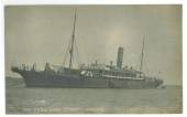Real Photograph by W T Wilson of S S Iris Cable Steamer Auckland  17/1/13. - 40314 - Postcard