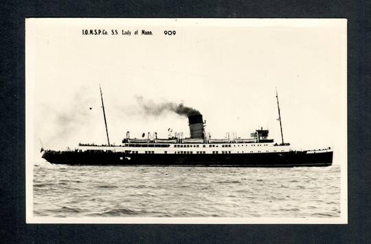 ISLE OF MAN 1954 Real Photograph of IOMSPCo Lady of Mann. - 40318 - Postcard