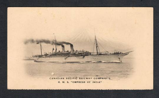 Postcard of Canadian Pacific Railway Company's Empress of India. - 40348 - Postcard