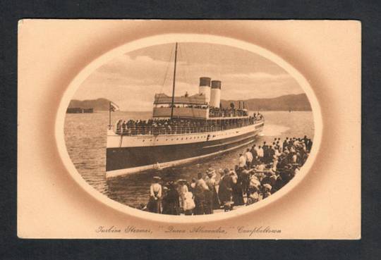 Postcard Shipping. The Turbine Steamer  Queen Alexandra at Campbeltown. - 40380 - Postcard