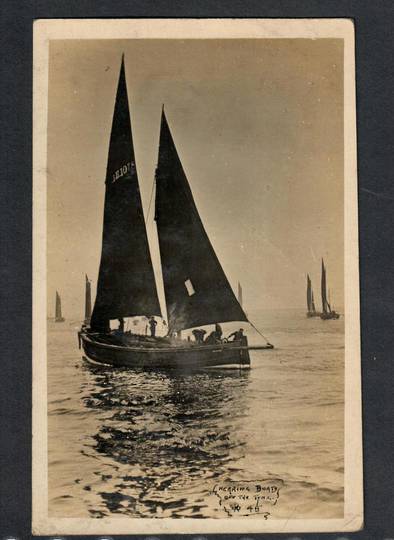 Real Photograph of Herring Boats off the Tyne. - 40391 - Postcard