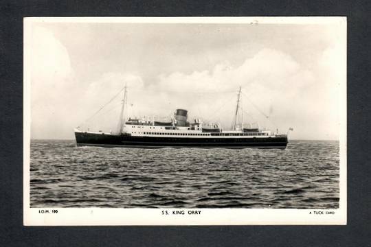 Real Photograph of S S King Orry. - 40402 - Postcard