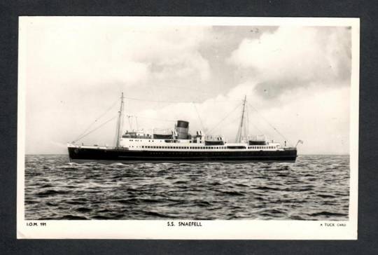 Real Photograph of S S Snaefell. - 40406 - Postcard