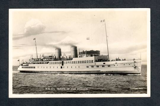 Real Photograph of TSMV Queen of the Channel. - 40429 - Postcard