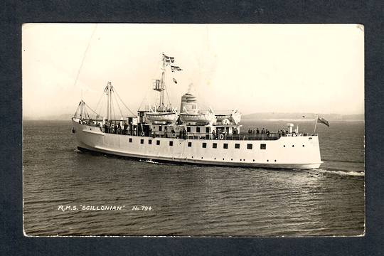 Real Photograph of RMS Scillonian. Crease. - 40433 - Postcard