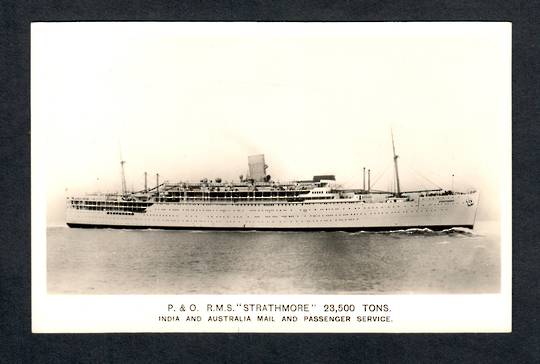 Real Photograph of P&O RMS Strathmore. - 40436 - Postcard