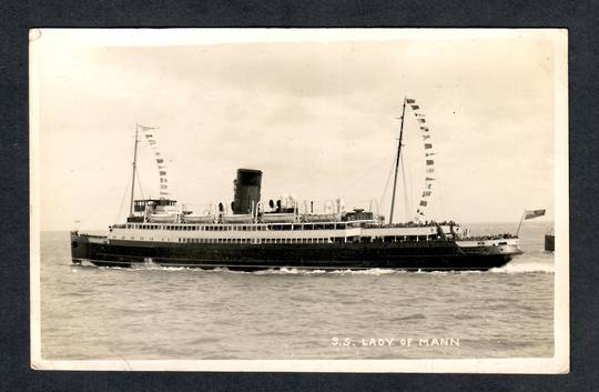 Real Photograph of S S Lady of Mann. Dated 1934. - 40439 - Postcard
