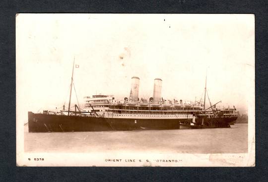 Real Photograph of Orient Line S S Otranto. - 40449 - Postcard
