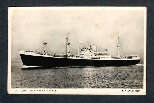 Real Photograph of The Pacific Steam Navigation Co S S Flamenco. - 40465 - Postcard