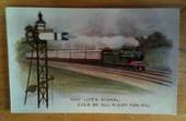 GREAT BRITAIN Coloured postcard. May life's signal ever be all right for you. Chocolate and Custard Coaches . - 40530 - Postcard