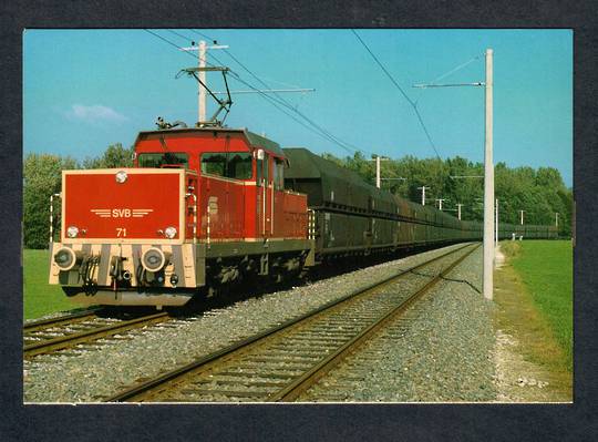 GERMANY Coloured postcard of Salzburger Stadtwerke-Verkehrsbetriebe Lokomotive 71 Bj. - 40537 - Postcard