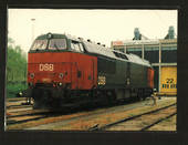 DENMARK Coloured postcard of Diesel-Electric Locomotive. - 40581 - Postcard