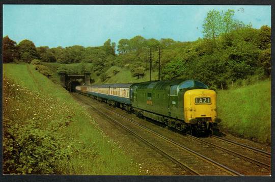 Coloured Private photograph of DX 2750 Horsepower hauling the Silver Star. - 40614 - Photograph