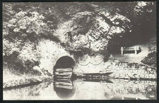 DUDLEY CANAL Castle Mill Basin. Modern postcard reproduction of photo taken 1905. - 40626 - Postcard