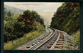Coloured postcard of Cutting on the Rimutaka Incline. - 40650 - Postcard