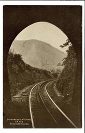 Postcard of Entranc to Tunnel Rimutaka Incline. - 40664 - Postcard