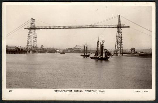 WALES Newport Transporter Bridge. Real Photograph - 40798 - Postcard