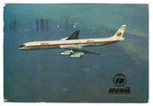 Coloured postcard of Iberia DC-8 Douglas Jrt. - 40830 - Postcard