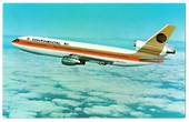 Coloured postcard of Continental Airlines DC-10-30. - 40832 - Postcard