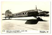 Real Photograph of Early B.E.A. Avro 1947. - 40854 - Postcard