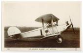 Real Photograph of the Blackburn Bluebird Light Aeroplane. - 40881 - Postcard