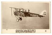 Real Photograph of the De Haviland 50J Passenger Aeroplane. - 40886 - Postcard