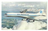 Coloured postcard of Pan American Boeing International Jet Clipper. - 40893 - Postcard