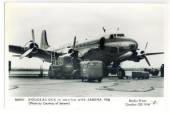 Real Photograph of Douglas DC4 in service with Sabena 1946. - 40905 - Postcard