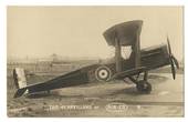Real Photograph of The de Havilland Airco 4. Advertising on the reverse. - 40917 - Postcard